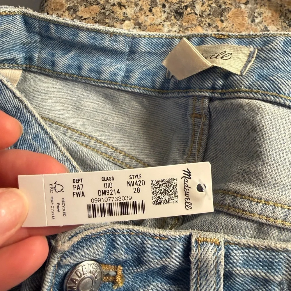 Madewell Light Blue Denim Pants - Picture 2 of 5